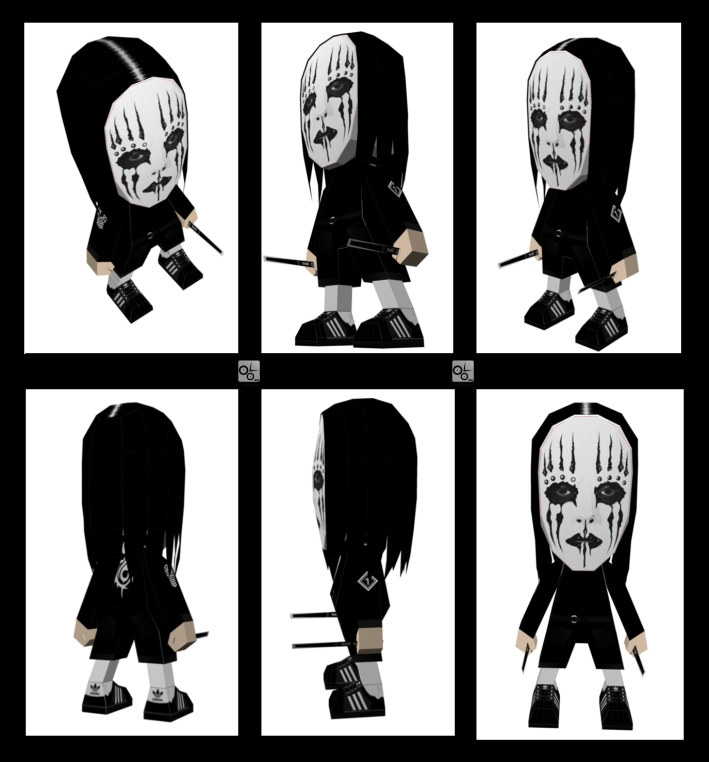 Joey Jordison Slipknot Papercraft